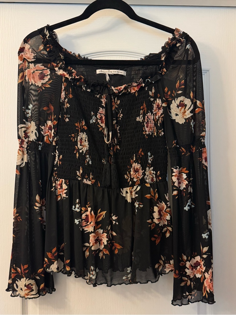 American Rag company long sleeve flowy blouse